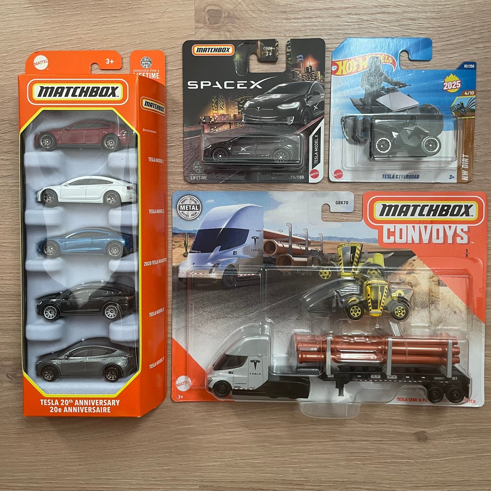 Matchbox Hot Wheels Tesla lot, Ophalen of Verzenden, Nieuw