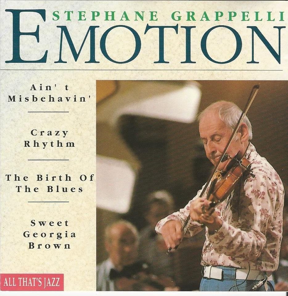 Stephane Grappelli - Emotion = 3,99, Ophalen of Verzenden, Jazz