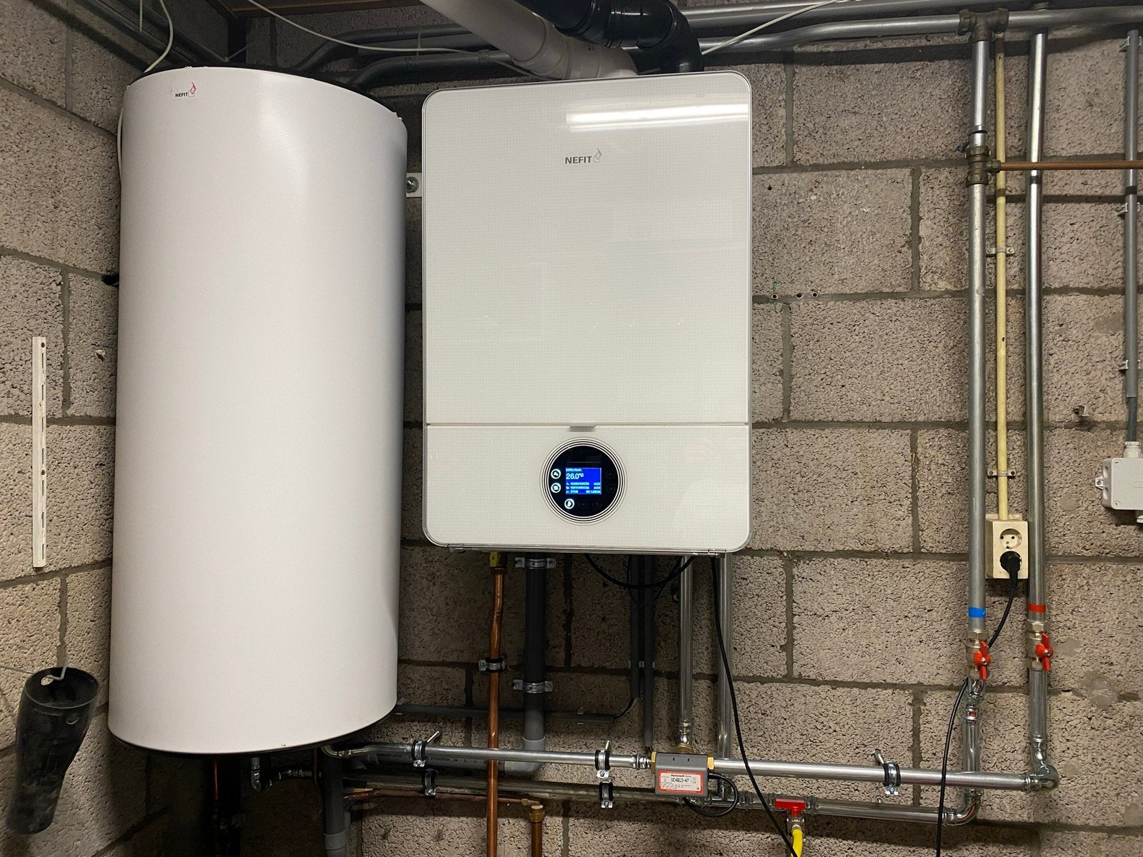 Nefit 9000i 50kw met 120 liter boiler uit 2021, Doe-het-zelf en Verbouw, 30 tot 80 cm, Cv-ketel of Combi-ketel, Ophalen of Verzenden