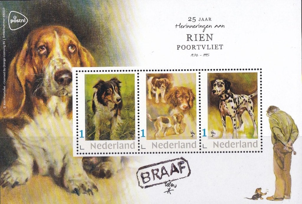 Rien Poortvliet – Braaf – MNH, Postzegels en Munten, Verzenden, Na 1940, Postfris