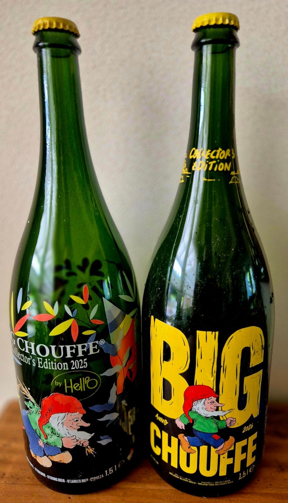 Lege BIG CHOUFFE fles bier 2025+2026 collectors edition 1,5L, Verzamelen, Biermerken, Ophalen of Verzenden, Zo goed als nieuw
