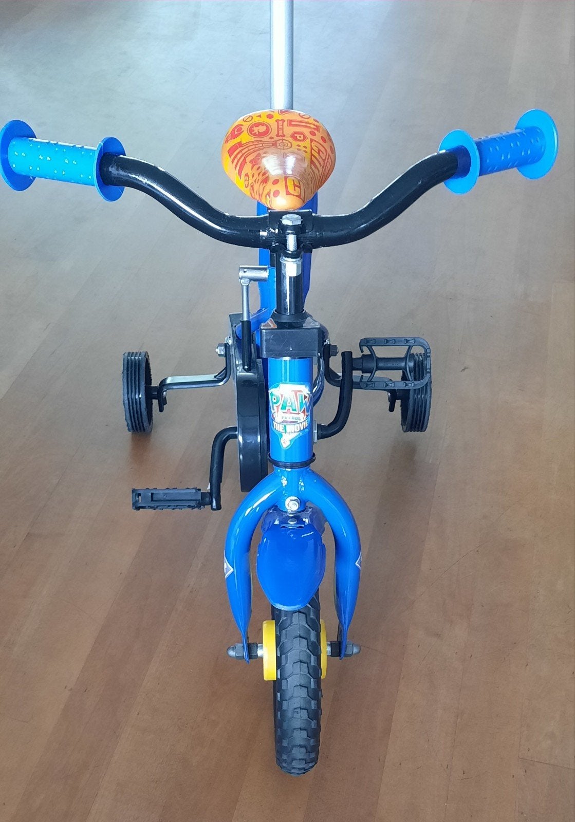 Paw Patrol kinderfiets met duwstang en zijwieltjes, Fietsen en Brommers, Fietsen | Kinderfietsjes, Ophalen, Paw Patrol, Zijwieltjes