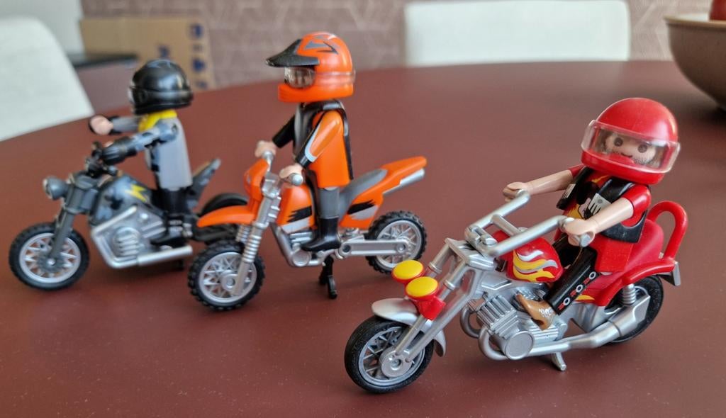 Playmobil 5113, 5115, 5118 diverse motoren, Ophalen of Verzenden, Zo goed als nieuw