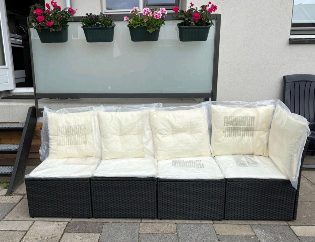 Loungebank Tuin, Tuin en Terras, Ophalen of Verzenden, Nieuw, Kunststof, 4 zitplaatsen