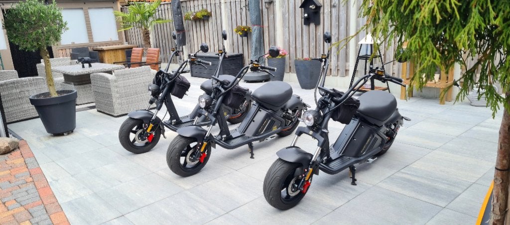 3 elektrische scooters Mangosteen M2, Fietsen en Brommers, Snorfietsen en Snorscooters, Ophalen, Zo goed als nieuw, Elektrisch