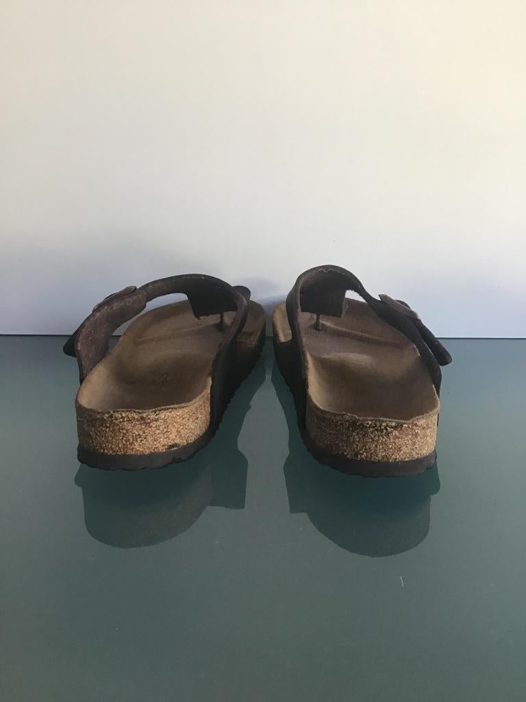 Birkenstock 42 | Ramses bruine slippers | Gratis verzenden, Slippers, Bruin, Verzenden, Zo goed als nieuw