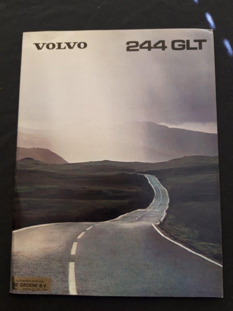 Folder VOLVO 244 GLT 1980 - Nederlands, Ophalen of Verzenden, Zo goed als nieuw, Volvo