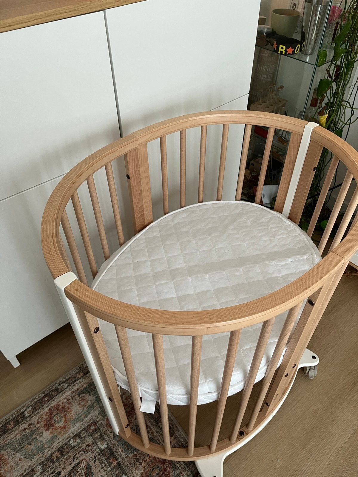 Stokke Sleepi Mini en Ledikant met 2 matrassen, Ophalen, Gebruikt, Ledikant