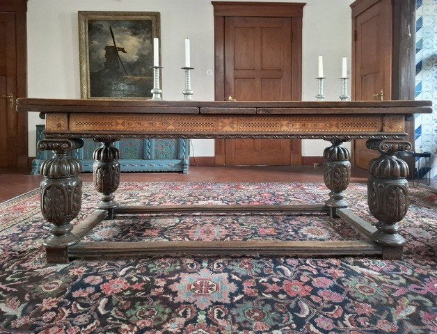 Kloostertafel antiek, Antiek en Kunst, Ophalen