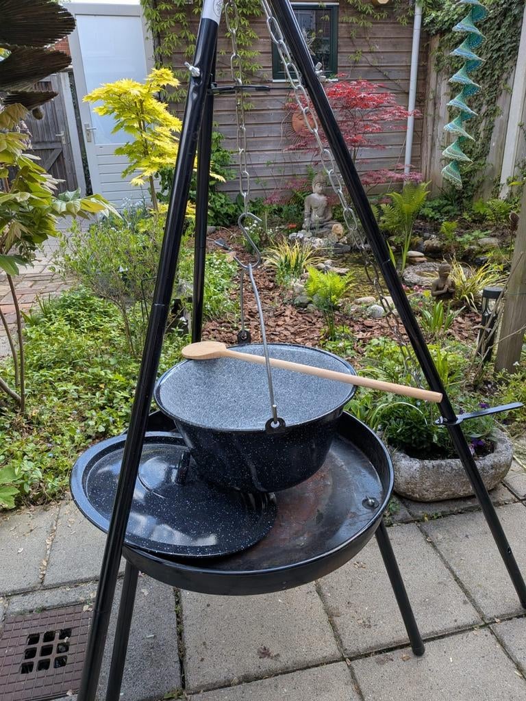 BBQ, Gebruikt, Minder dan 30 cm, Rond, Ophalen of Verzenden