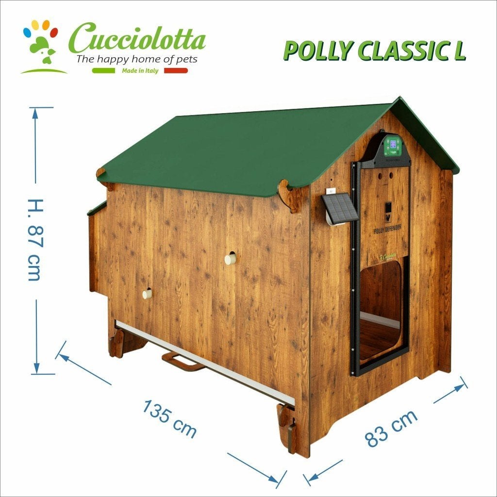 Trespa kippenhok: Cucciolotta kippenhok Classic L, Ophalen of Verzenden, Nieuw, Kippenhok of Kippenren