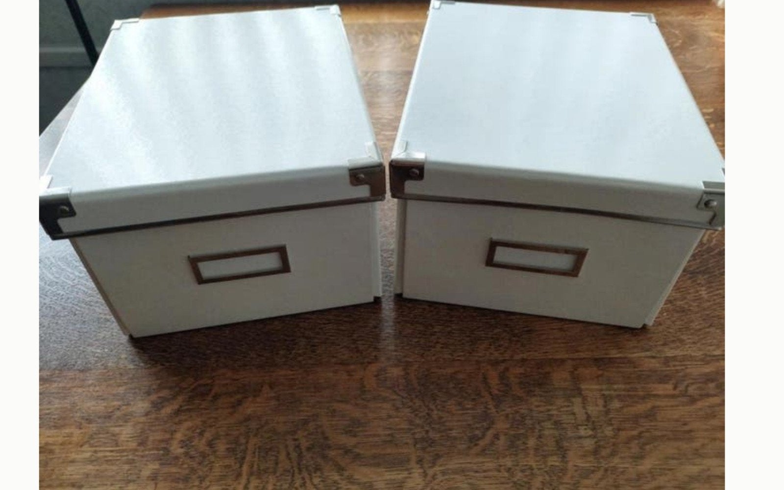 2 Opbergdozen met deksel Ikea, Doe-het-zelf en Verbouw, Ophalen, Minder dan 35 cm, Minder dan 40 cm, Doos