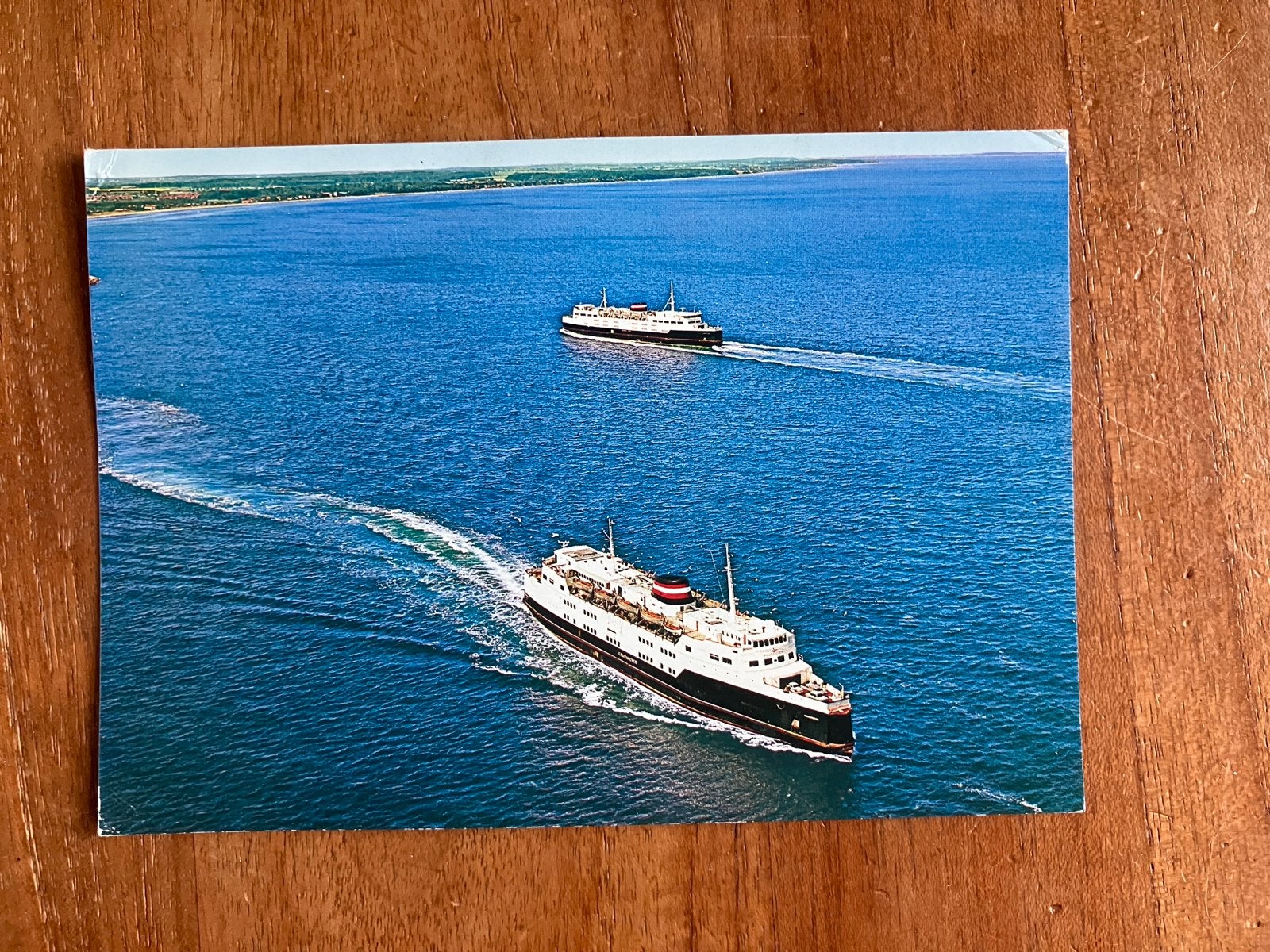 Veerboten Halsskov-Knudshoved (Denemarken), Ophalen of Verzenden, Gebruikt, Motorboot, Kaart, Foto of Prent