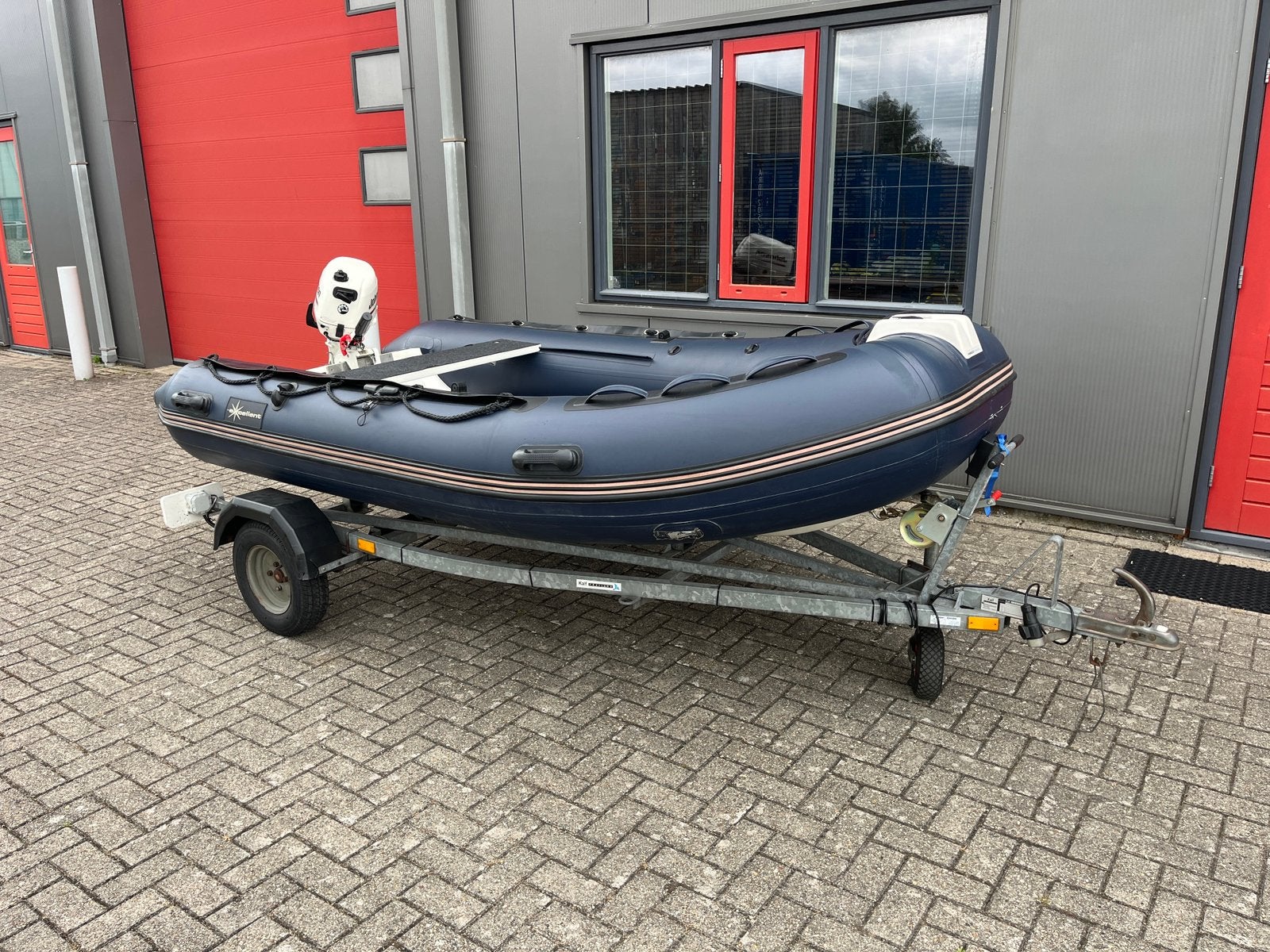 Rib Rubberboot 350 4pk trailer, Ophalen, Zo goed als nieuw, Pomp, Excellent