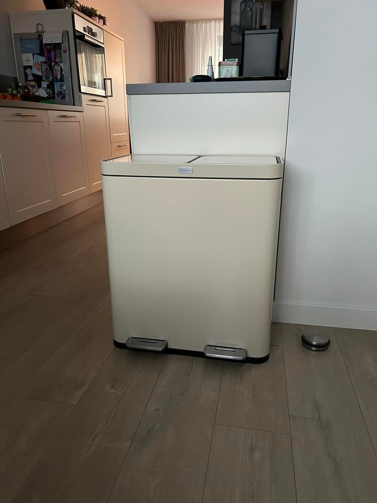 Deleca recycle afvalscheidingsbak, Ophalen, Met pedaal, 50 tot 75 cm, Nieuw