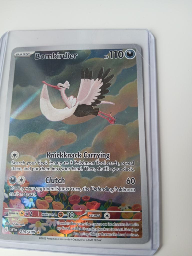 Pokémon kaart Bombirdier, Ophalen of Verzenden, Zo goed als nieuw