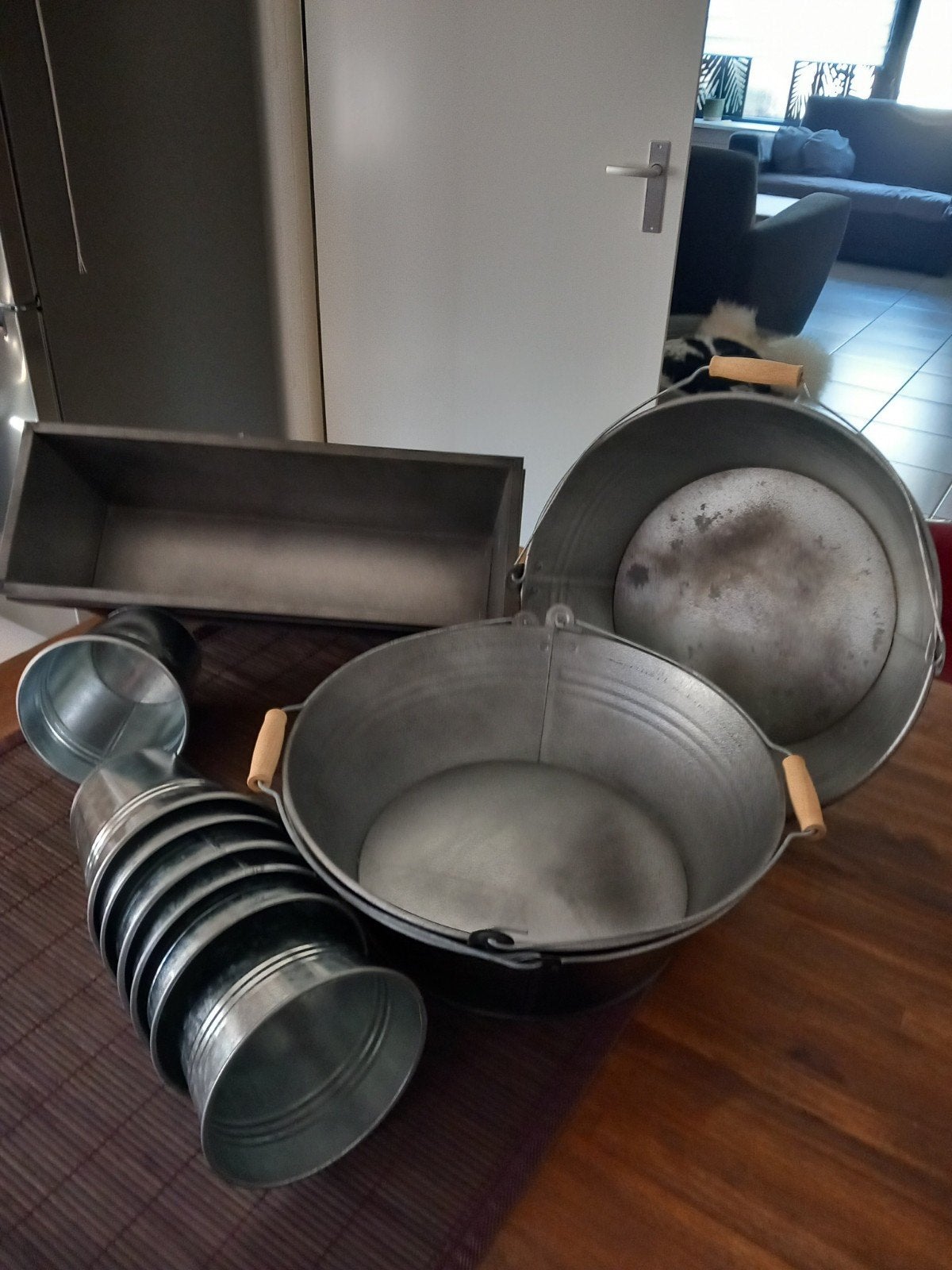 Zinken spullen, Ophalen