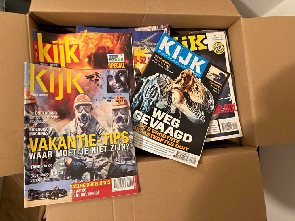 ~10 jaargangen KIJK 2002-2012, Verzamelen, Tijdschriften, Kranten en Knipsels, Ophalen, 1980 tot heden, Tijdschrift