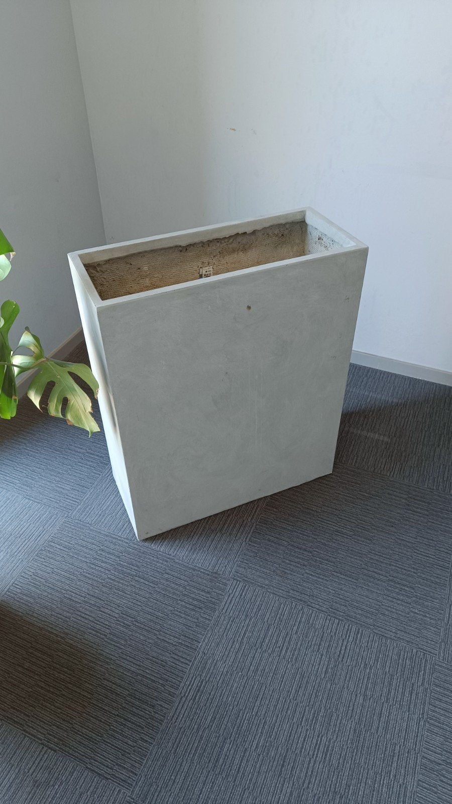 Intratuin Clayfibre Bloembak / Terrasafscheiding 100L, Ophalen, Overige materialen, Gebruikt, Balkon