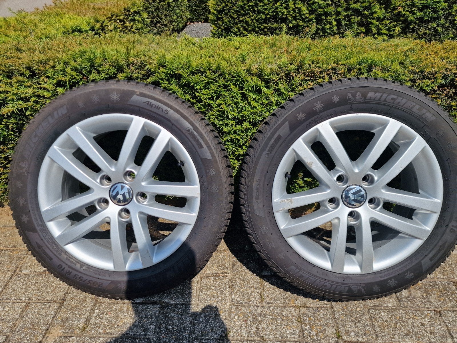 Michelin Alpine5 205/55 R16, Auto-onderdelen, Banden en Velgen, Ophalen, 16 inch, 205 mm, Winterbanden