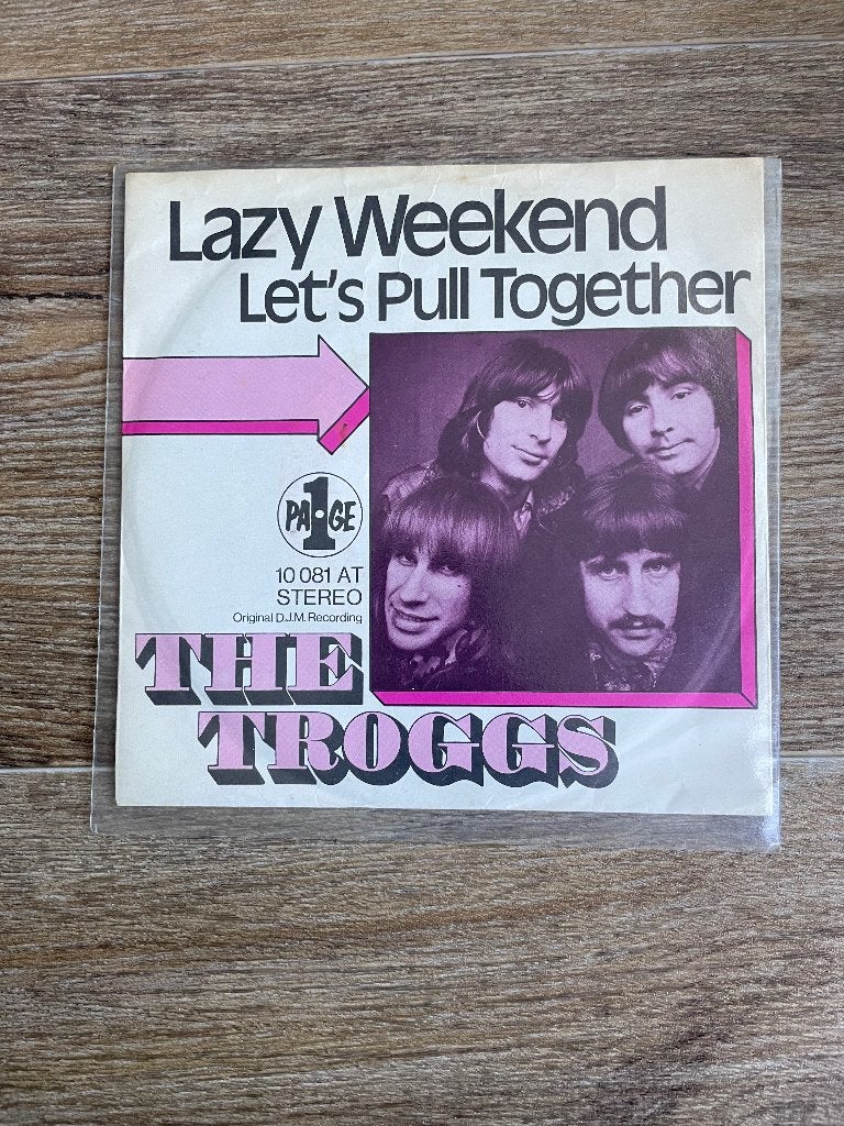 The Troggs - Lazy Weekend / Let's Pull Together (Single), Cd's en Dvd's, Vinyl Singles, Gebruikt, 7 inch, Ophalen of Verzenden