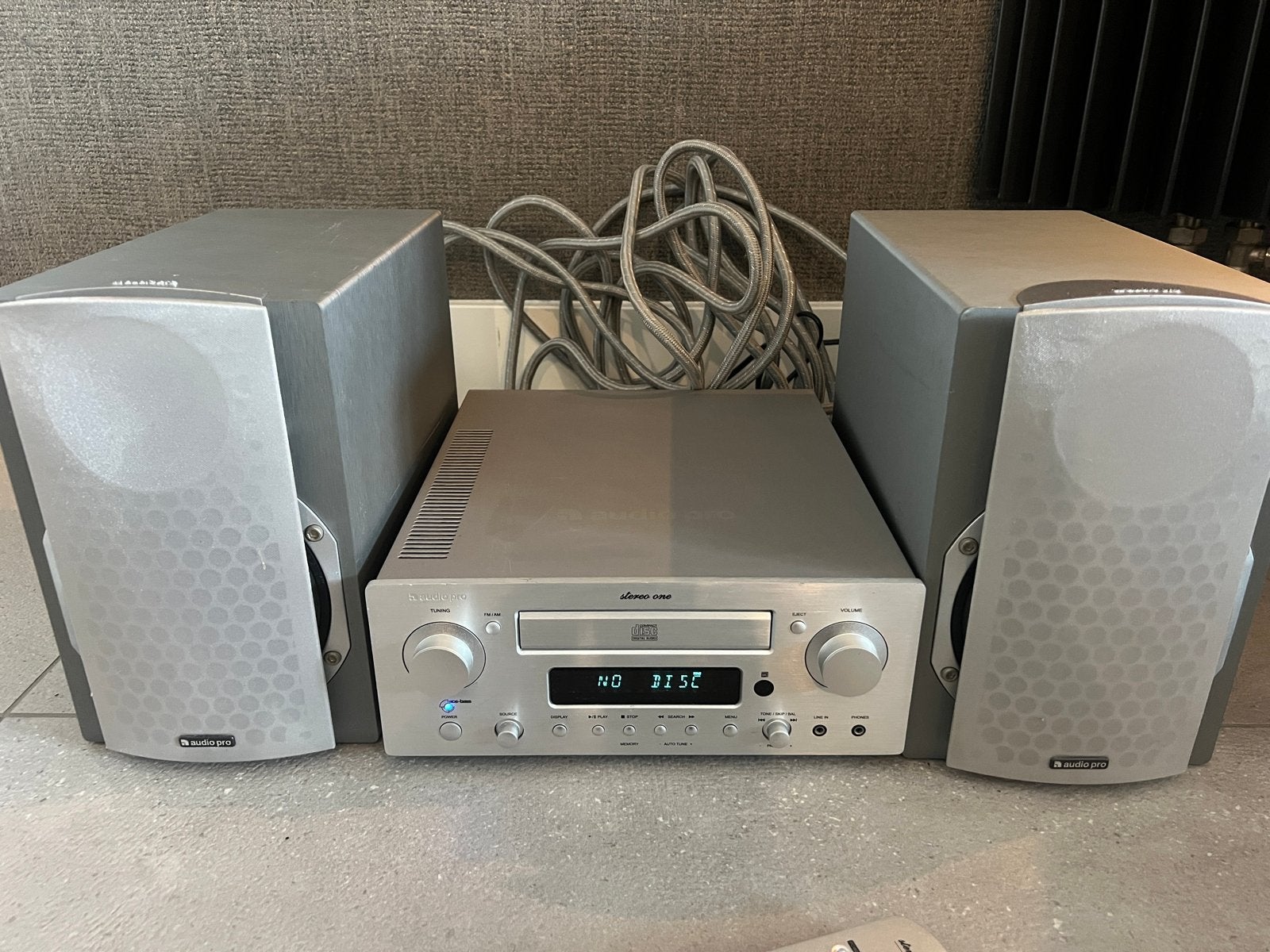 Audio Pro Stereo One CD-speler met speakers, Audio, Tv en Foto, Gebruikt, Losse componenten, Cd-speler, Ophalen