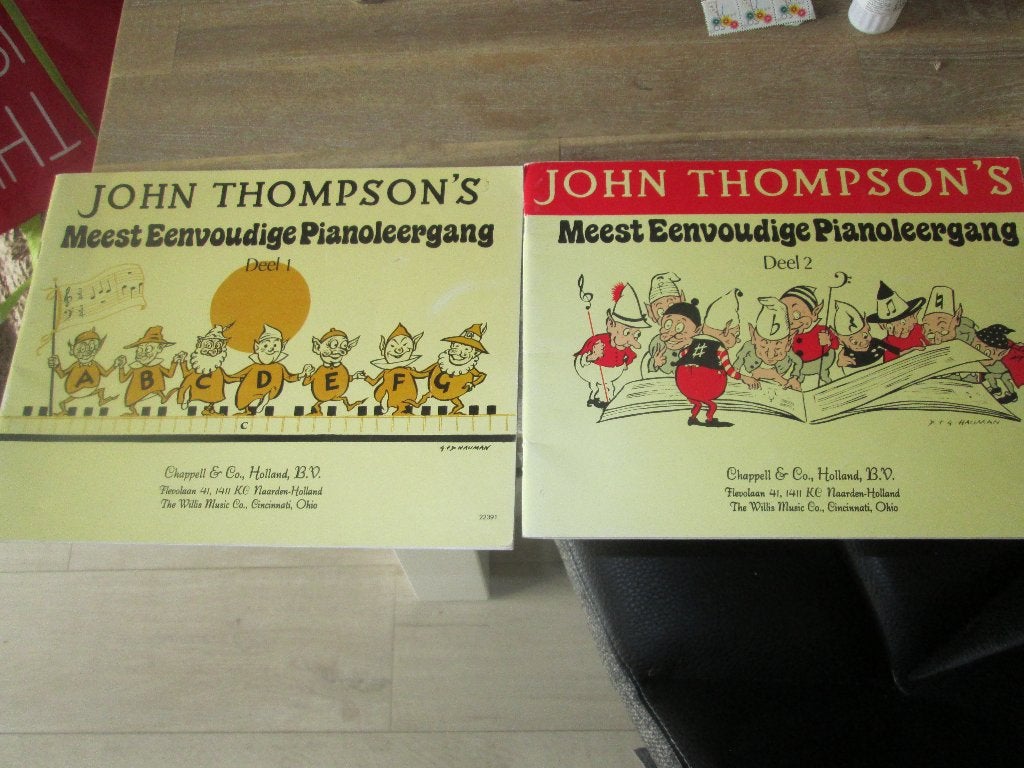 John Thompson's Meest Eenvoudige Pianoleergang Deel 1 & 2, Klassiek, Les of Cursus, Nieuw, Ophalen of Verzenden