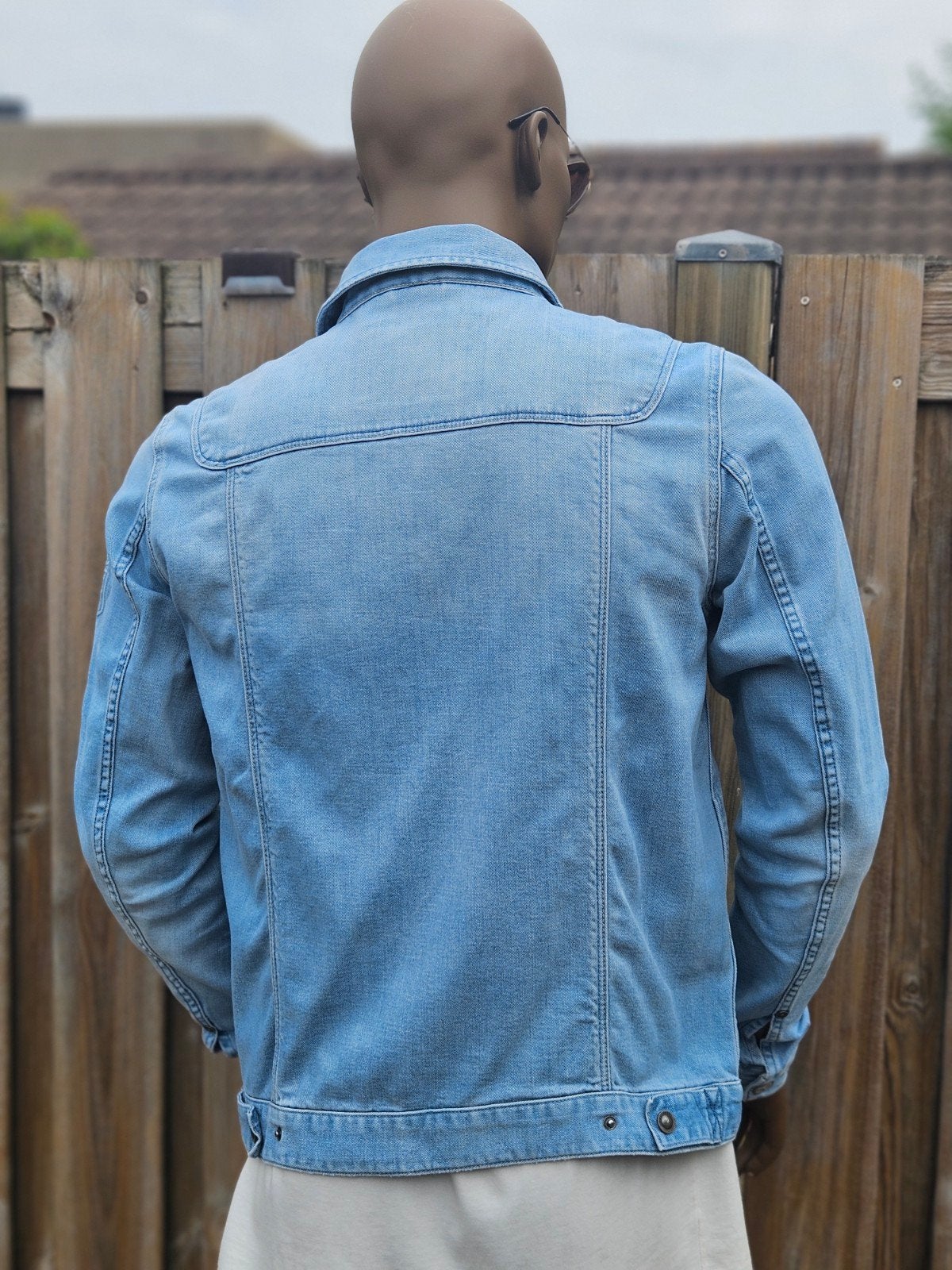 PME Legend stretch spijkerjas / jack / denim jacket (L), Kleding | Heren, Maat 52/54 (L), Blauw, ., Ophalen of Verzenden