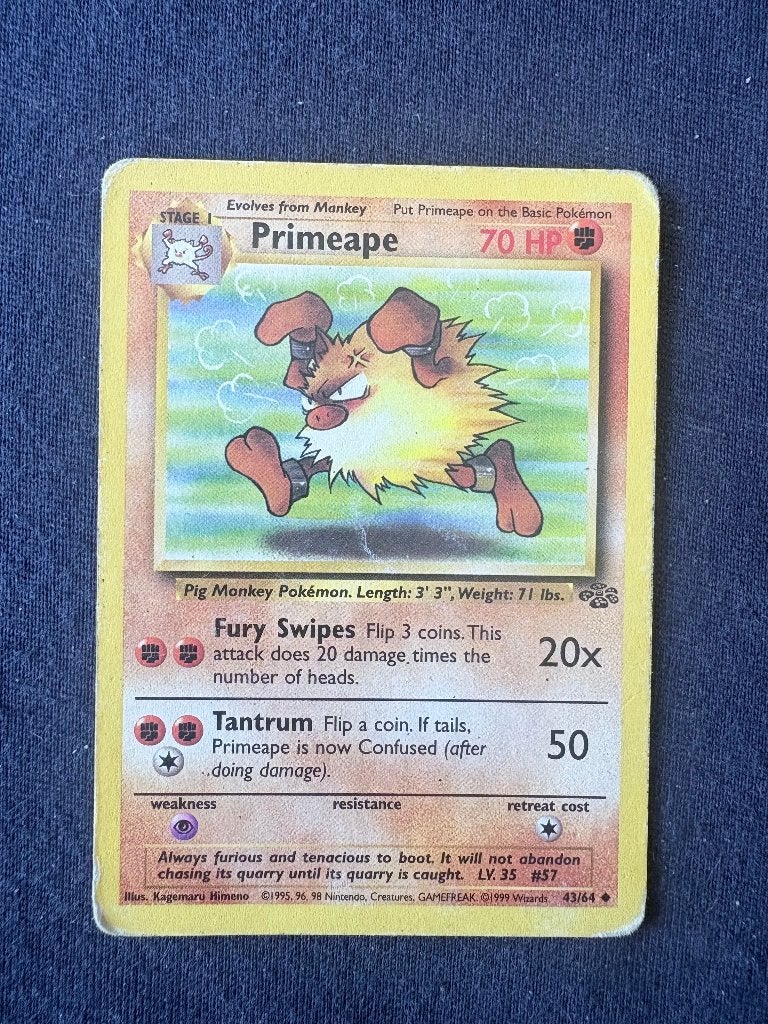 Primeape - Jungle 43/64 - Good, Ophalen of Verzenden, Nieuw
