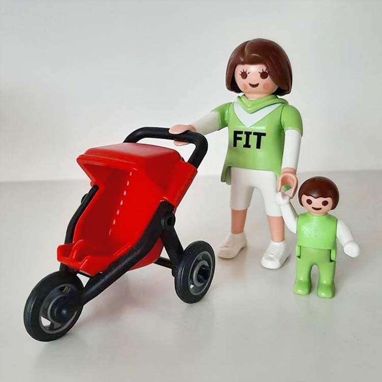 Playmobil 4697 Moeder met Buggy, Ophalen of Verzenden, Zo goed als nieuw, Complete set