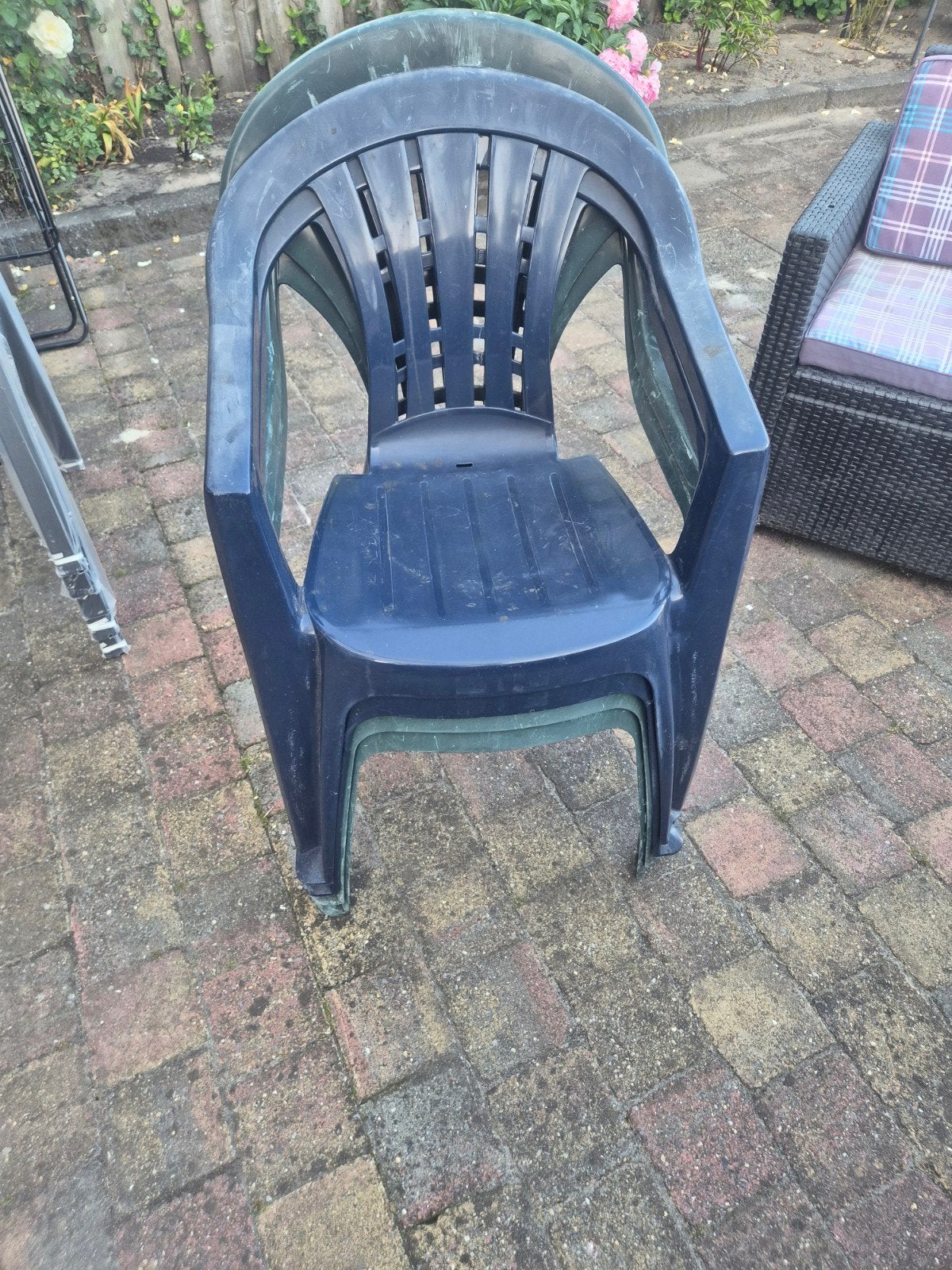 Diverse Tuinmeubelen: Loungeset, Stoelen en Tafel, Tuin en Terras, Tuinsets en Loungesets, 2 zitplaatsen, Gebruikt, Bank, Ophalen of Verzenden