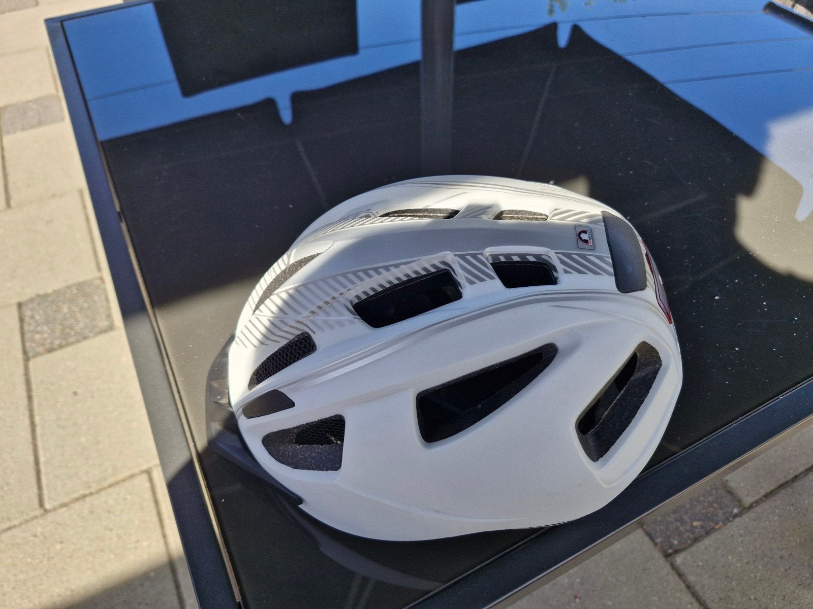 Fietshelm inmold Maat L met Achterlicht (3 standen), Ophalen, Inmold, Zo goed als nieuw, L
