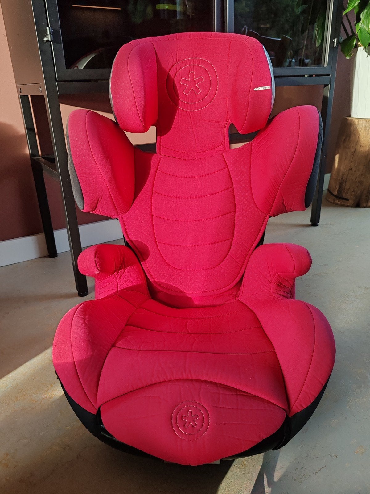 Kiddy Phoenixfix 3 autostoel 9-18kg, roze, Isofix, Ophalen of Verzenden, 9 t/m 18 kg, Overige merken, Isofix