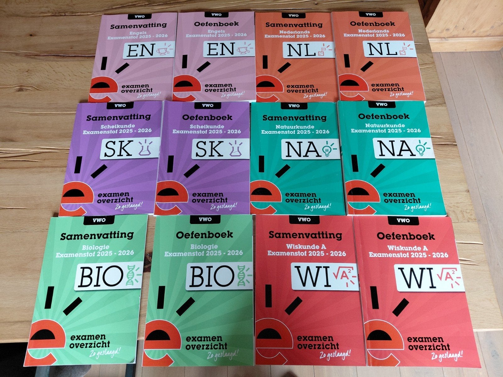 Examen Overzicht VWO Samenvatting & Oefenboek 2025-2026, VWO, Biologie, Ophalen of Verzenden, Zo goed als nieuw