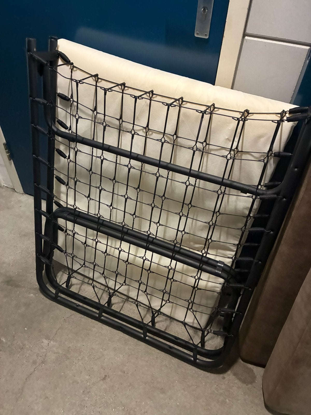 Vouwbed/ opklapbed gratis, Ophalen, Eenpersoons, 190 cm of minder, Zo goed als nieuw