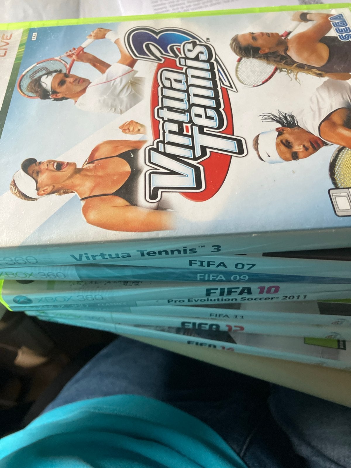 Xbox 360 Games: 1x Tennis & 7x FIFA Voetbal Games, Ophalen, Gebruikt, Sport, Vanaf 3 jaar