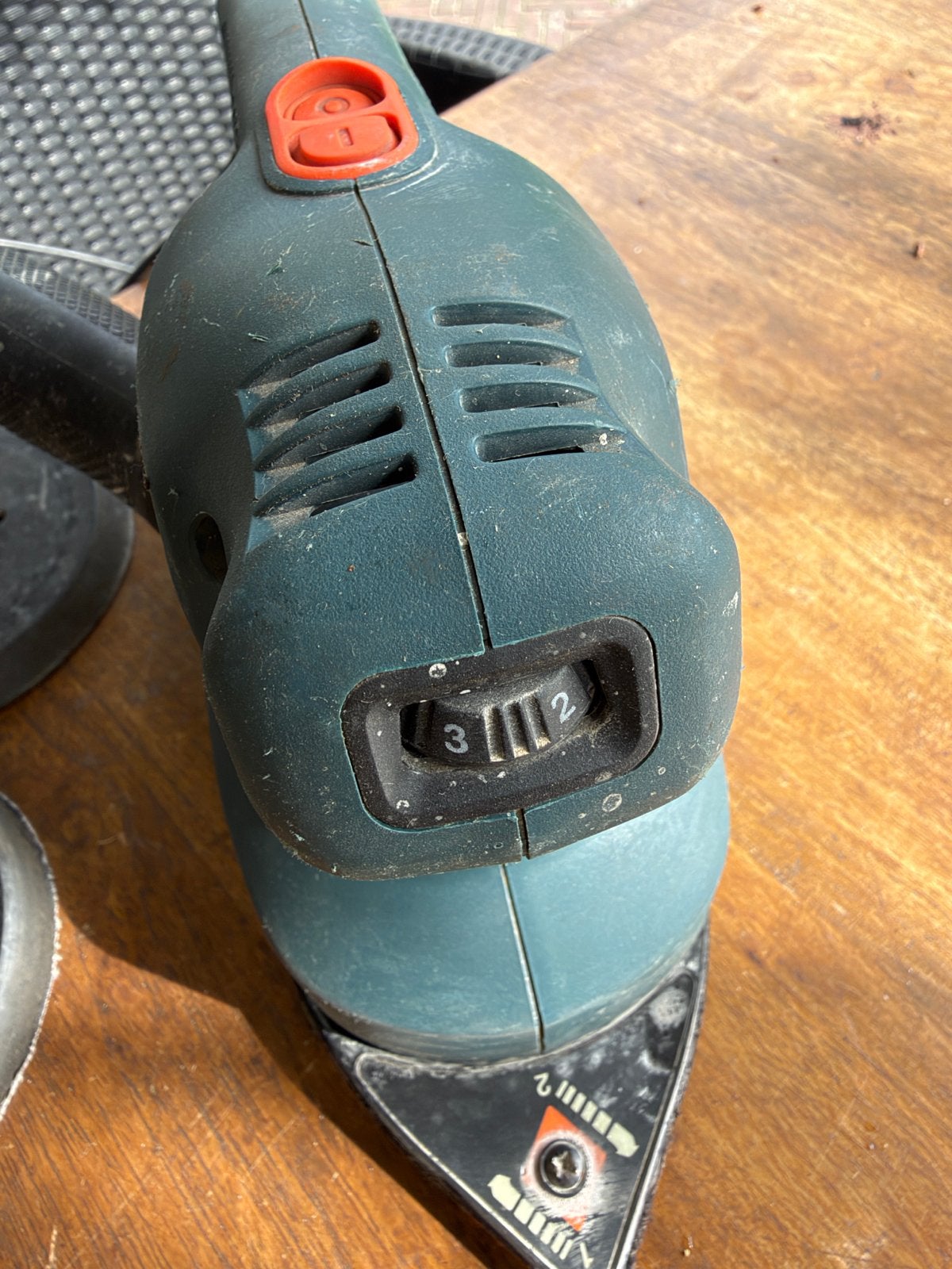 Black & Decker KA220E Vlakschuurmachine 155W, Ophalen of Verzenden, Gebruikt, Minder dan 600 watt, Vlakschuurmachine