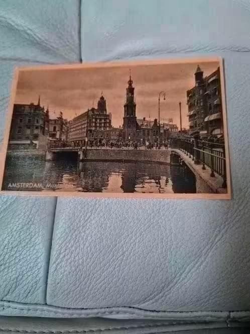 Ansichtkaart Amsterdam Muntplein - Vintage, Verzamelen, Ansichtkaarten | Nederland, Ophalen of Verzenden