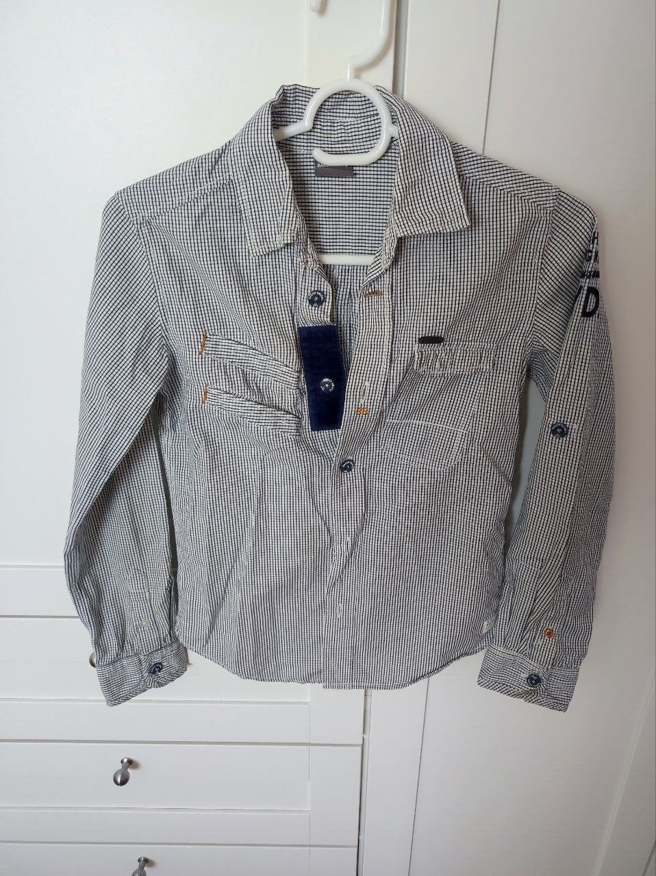 Overhemd voor jongen - 134/140 cm, Overhemd of Blouse, Ophalen of Verzenden, Zo goed als nieuw, Baker Bridge