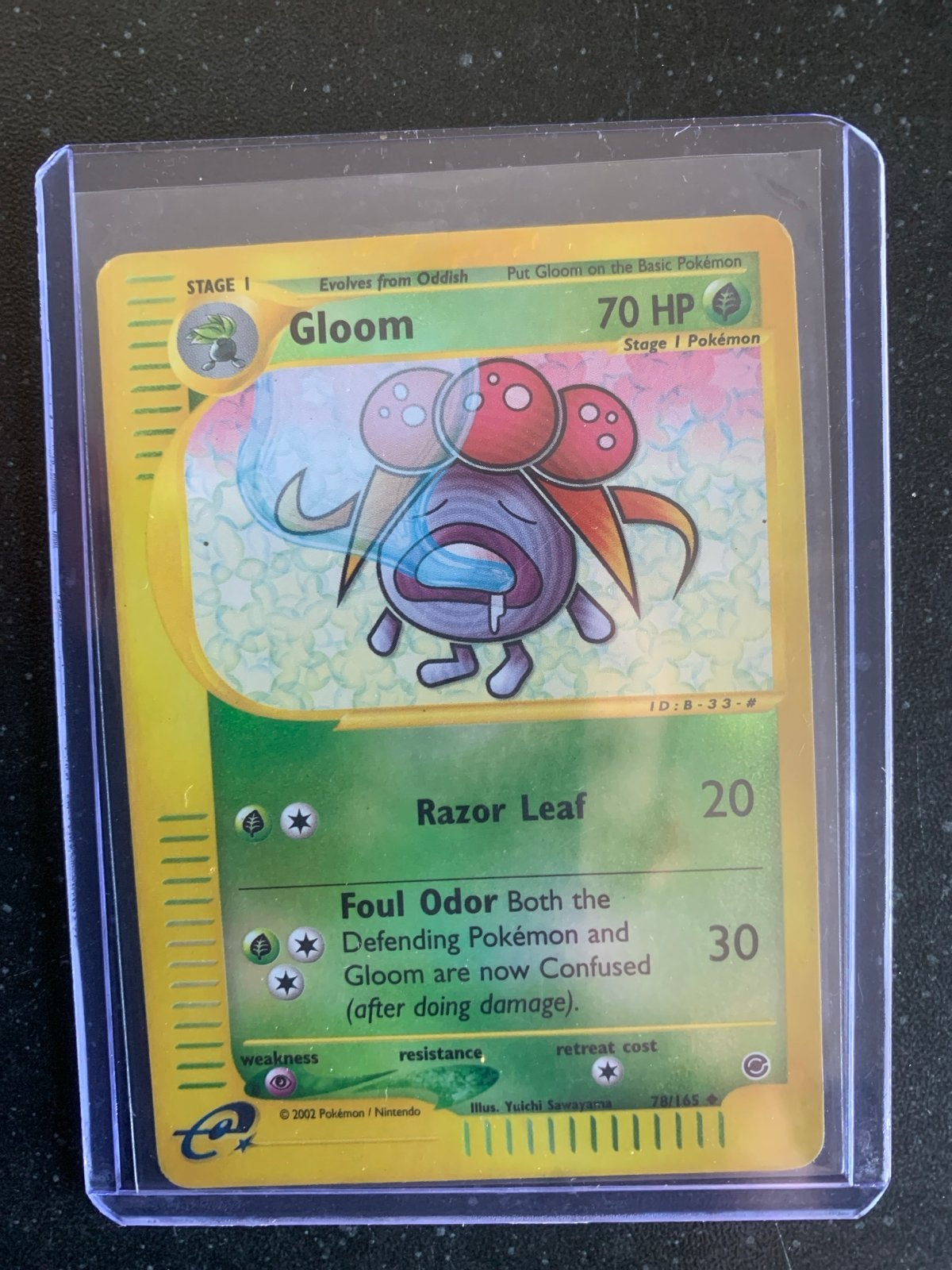 Gloom Pokémon Kaart 78/165 Reverse, Ophalen of Verzenden, Zo goed als nieuw, Losse kaart