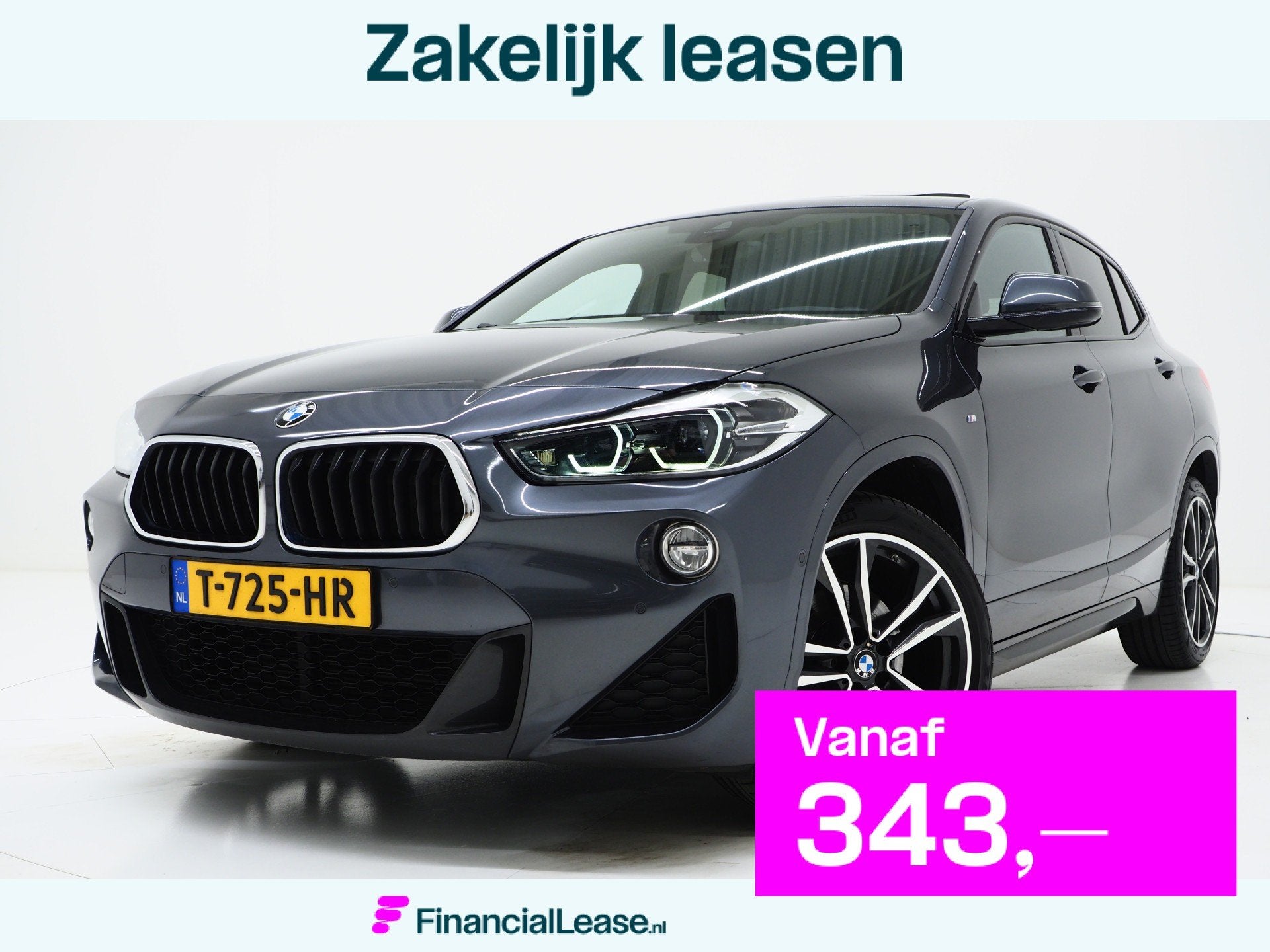 BMW X2 sDrive18i High Executive M Sport | Panoramadak | Lede, Gebruikt, Leder, 3 cilinders, 1390 kg