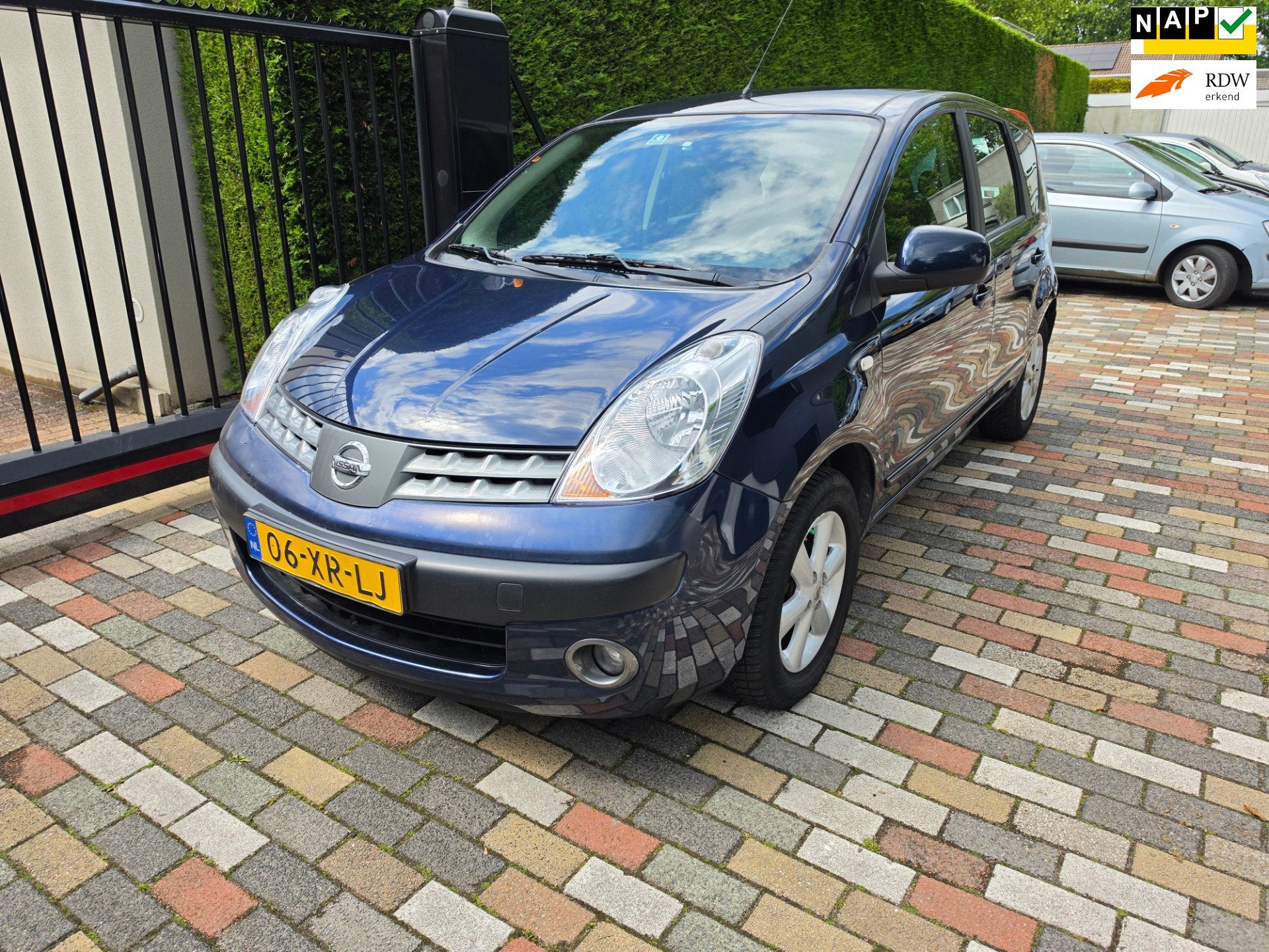 Nissan Note 1.6 Acenta 2007 Clima Trekhaak Lm velg Nw Apk, Auto's, Voorwielaandrijving, 15 km/l, Gebruikt, 4 cilinders