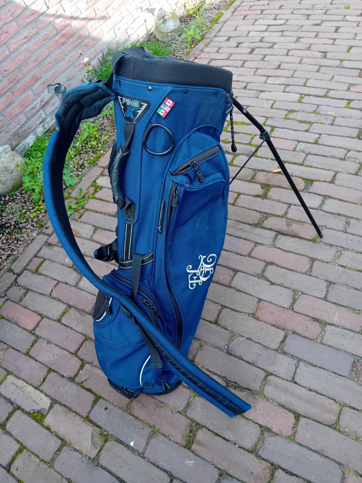 Ping Golftas - Blauw, Sport en Fitness, Ophalen, Gebruikt, Tas, Ping