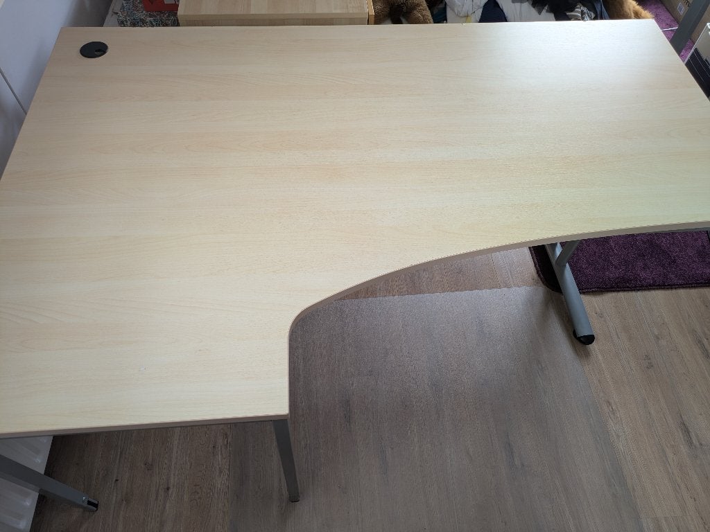 Hoekbureau, Ophalen, Gebruikt, 120 cm, 180 cm