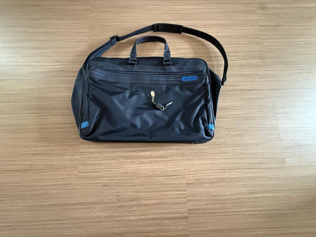 Samsonite Coach Navy Blauwe Reistas 55x39x24, 40 tot 60 cm, 20 tot 30 cm, Blauw, Nieuw