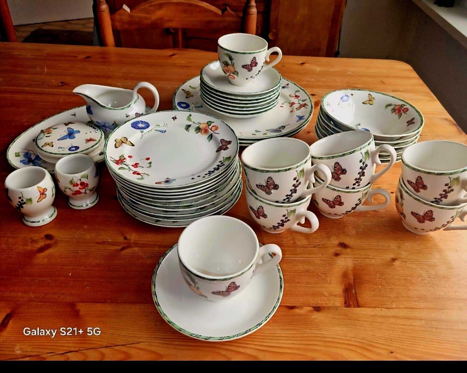 JBS Home Collection "Fruit & Flowers" Servies - 40+ Delen, Ophalen of Verzenden
