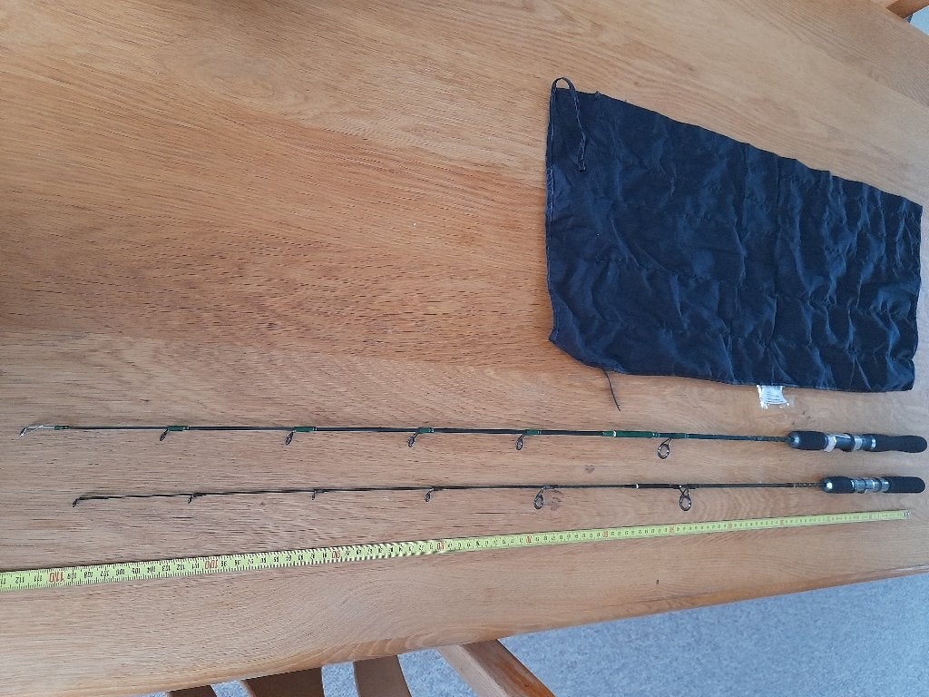 Reishengels winkelpicker en spinhengel 2 delig tot 40 gram, Ophalen of Verzenden, Nieuw, Werphengel
