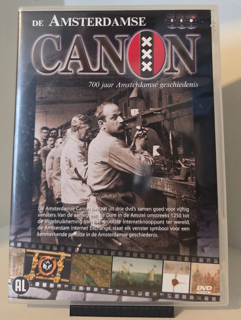 DE AMSTERDAMSE CANON - 700 JAAR GESCHIEDENIS - DVD, Cd's en Dvd's, Verzenden, Zo goed als nieuw, Documentaire en Educatief
