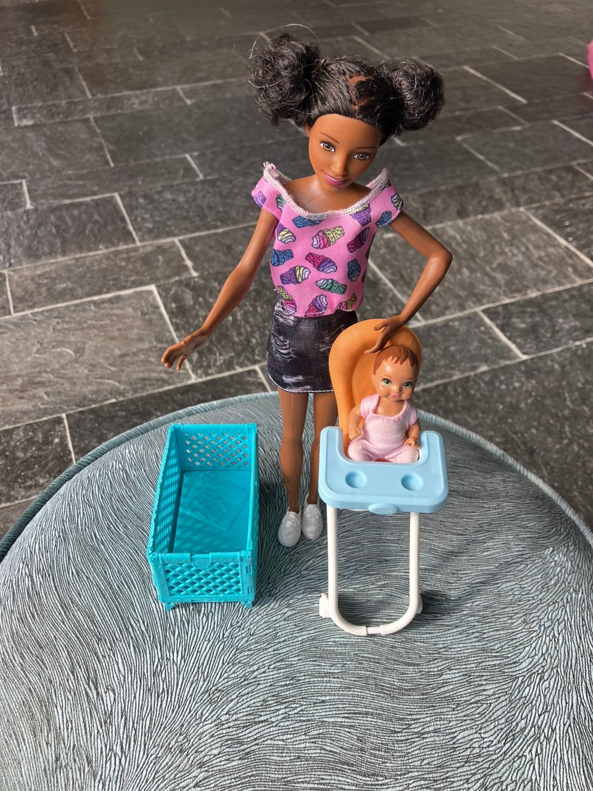 Baby Skipper Babysitter incl baby/stoel/skipper/bedje, Ophalen of Verzenden, Gebruikt