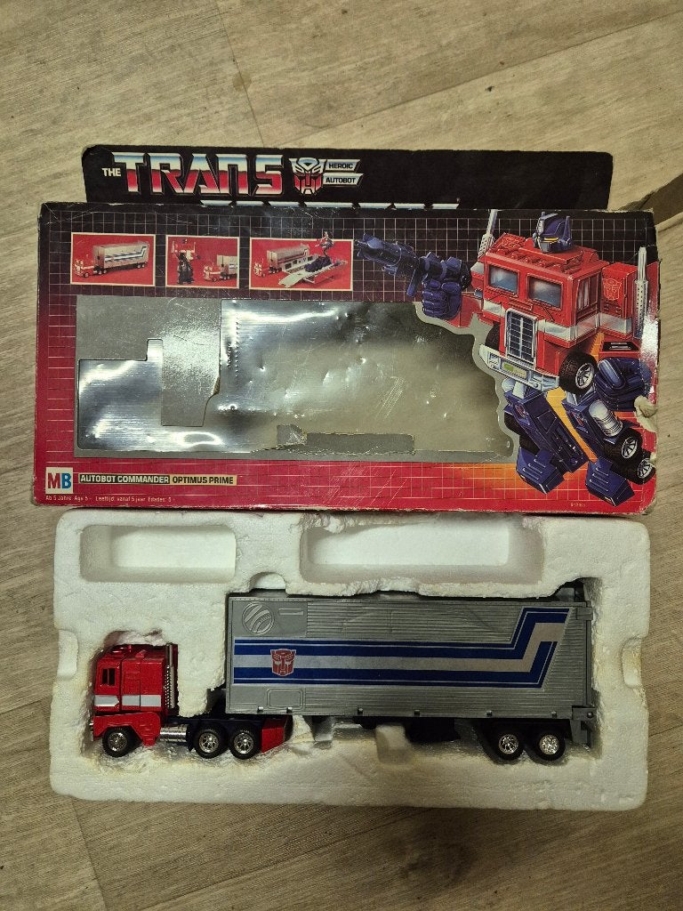 TRANSFORMER G1 OPTIMUS PRIME red foot, G1, Ophalen of Verzenden, Gebruikt, Autobots